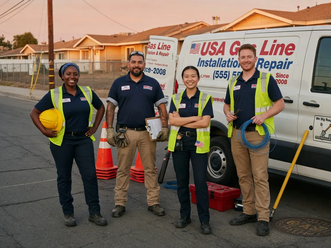 Gas Line Installation company in Scotland, MD
